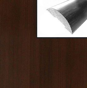 Наличник полукруглый МДФ для ламинированных дверей Браво Л Л-13 Венге